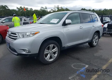 2013 Toyota Highlander Limited V6 z USA, uszkodzony, nr VIN 5TDYK3EHXDS121201